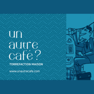 Étiquette du café Azul Indonésie Radiophare, notes de citron, pamplemousse et noisette