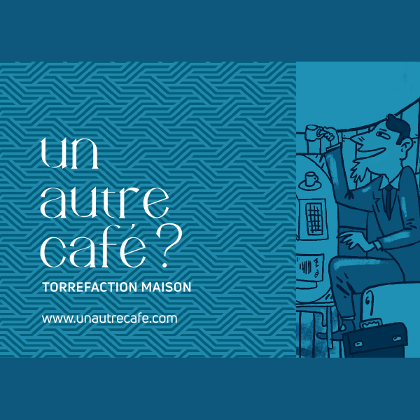 Étiquette du café Azul Indonésie Radiophare, notes de citron, pamplemousse et noisette