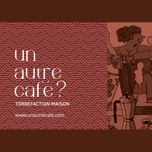 Étiquette du café Rouge Rwanda Murambi, torréfaction ambrée aux notes de chocolat au lait et d'agrumes